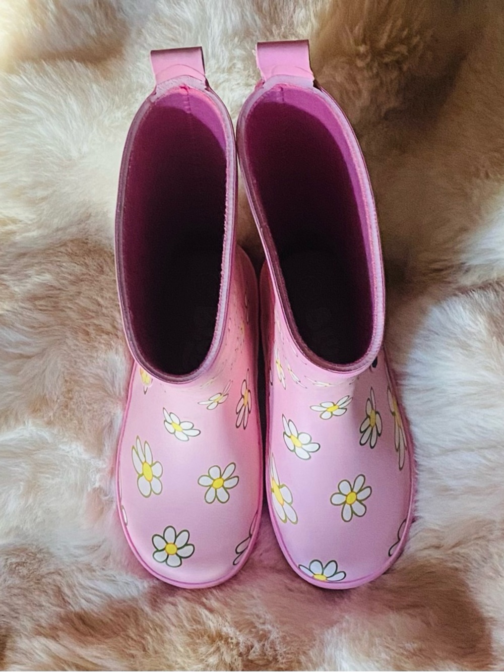 Bluey and Bingo Pink Daisy Pattern Rain boots - Picture 4 of 7